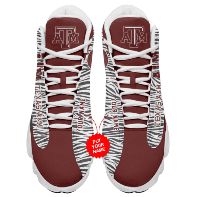 Texas AM Aggies Air Jordan 13 Custom Sneakers For Fans JD13112 2