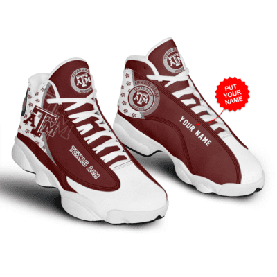 Texas AM Aggies Air Jordan 13 Custom Sneakers For Fans JD13114 1