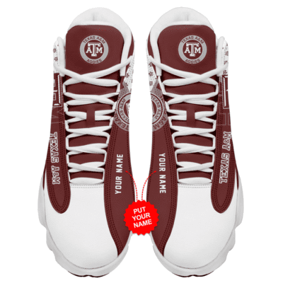 Texas AM Aggies Air Jordan 13 Custom Sneakers For Fans JD13114 2