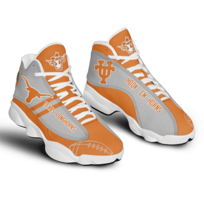 Texas Longhorns Air Jordan 13 Custom Sneakers For Fans JD13106 1
