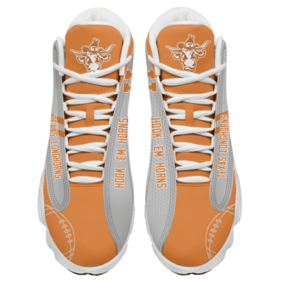 Texas Longhorns Air Jordan 13 Custom Sneakers For Fans JD13106 2