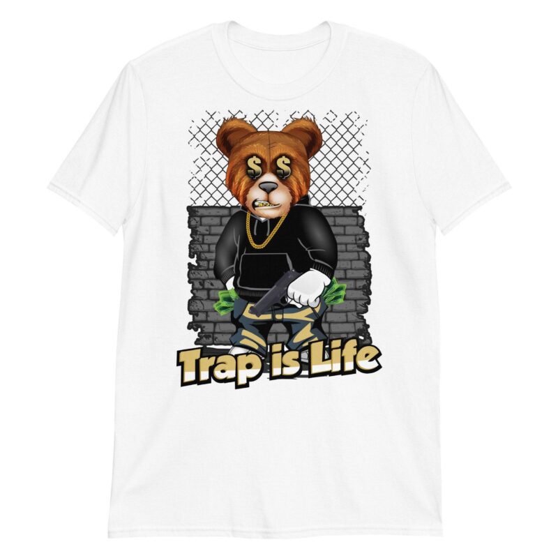 Trap Is Life Adult Unisex Sneaker Shirt Made For Air Jordan 1 Retro High Pollen 2