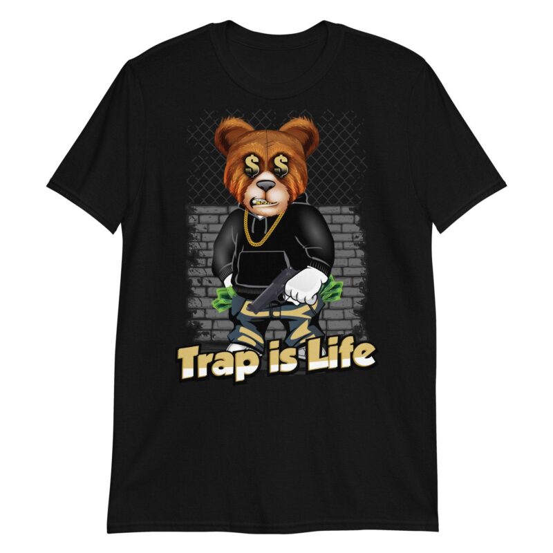 Trap Is Life Adult Unisex Sneaker Shirt Made For Air Jordan 1 Retro High Pollen 3