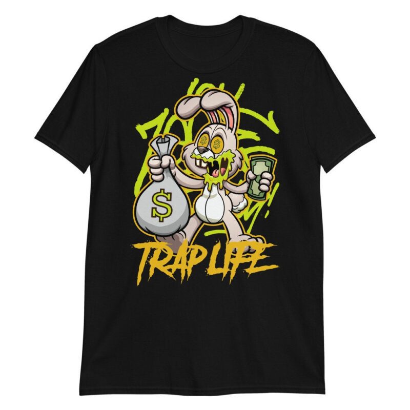 Trap Rabbit Sneaker Shirt Made to Match Air Jordan 1 Retro High OG Volt Gold 2