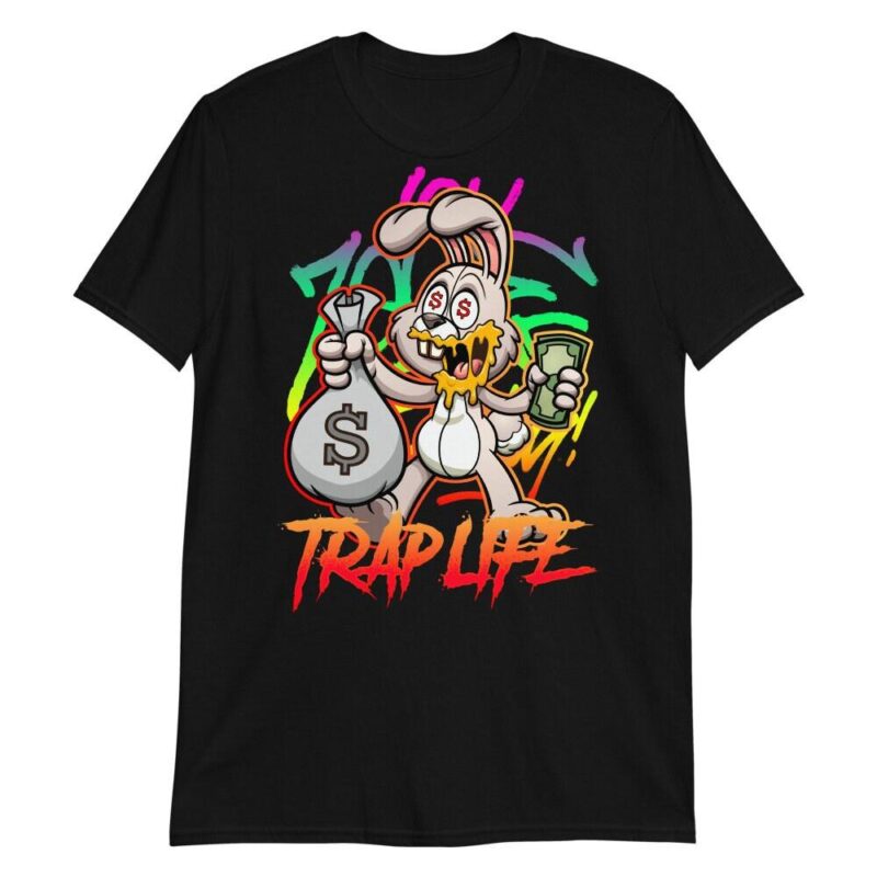 Trap Rabbit T Shirt Made to Match Air Jordan 5 Retro What The Jordan Shirt 2