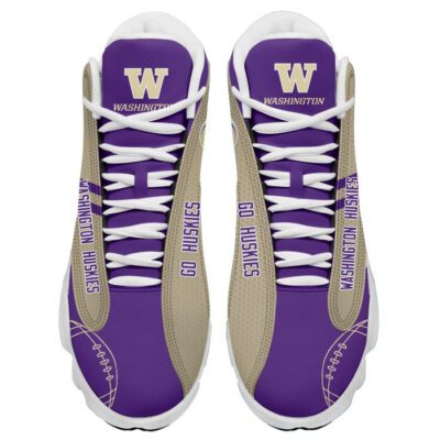 Washington Huskies Air Jordan 13 Custom Sneakers For Fans JD13100 3