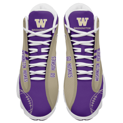 Washington Huskies Air Jordan 13 Custom Sneakers For Fans JD13100 4