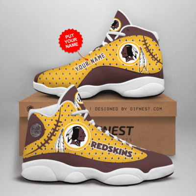 Washington Redskins Air Jordan 13 Custom Sneakers For Fans JD13194