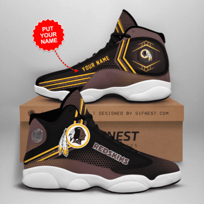 Washington Redskins Air Jordan 13 Custom Sneakers For Fans JD13195