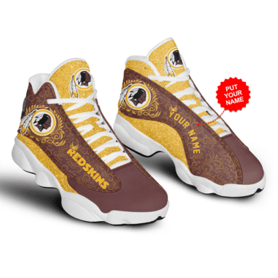 Washington Redskins Air Jordan 13 Custom Sneakers For Fans JD13196 1