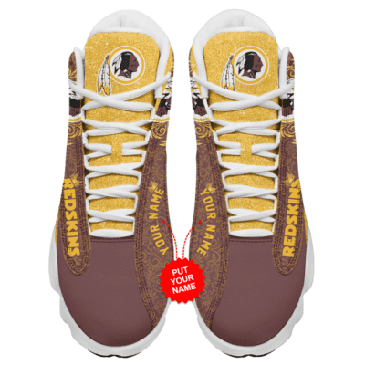 Washington Redskins Air Jordan 13 Custom Sneakers For Fans JD13196 2