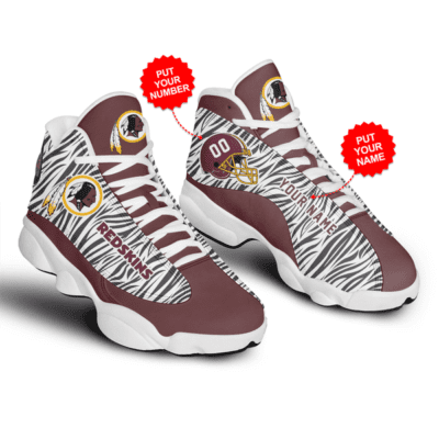 Washington Redskins Air Jordan 13 Custom Sneakers For Fans JD13197 1