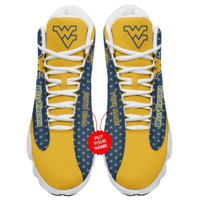 West Virginia Mountaineers Air Jordan 13 Custom Sneakers For Fans JD13092 3 West Virginia Mountaineers Air Jordan 13 Custom Sneakers For Fans JD13092 3