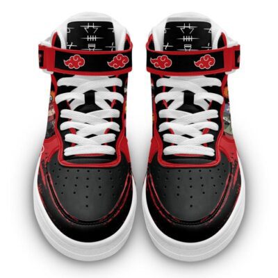 Akatsuki Team Sneakers Air Mid Custom Anime Shoes for Otaku 1