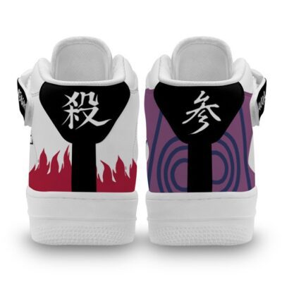 Akaza and Rengoku Sneakers Air Mid Custom Anime Demon Slayer Shoes 2