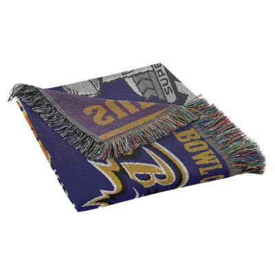 Baltimore Ravens NFL Commemorative Woven Tapestry Throw Blanket 2 Baltimore Ravens NFL Commemorative Woven Tapestry Throw Blanket 2