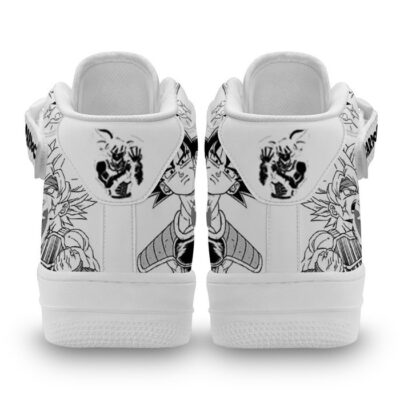 Bardock Sneakers Air Mid Custom Dragon Ball Anime Shoes Mix Manga 2