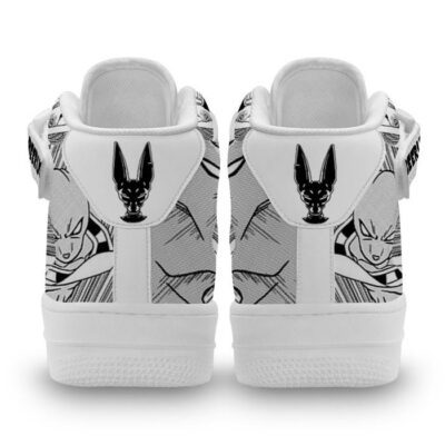 Beerus Sneakers Air Mid Custom Dragon Ball Anime Shoes Mix Manga 2