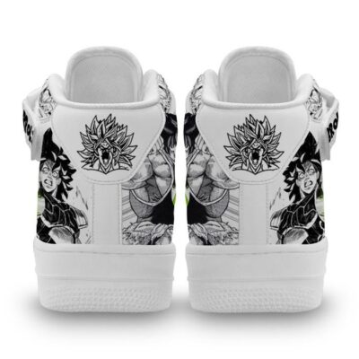 Broly Sneakers Air Mid Custom Dragon Ball Anime Shoes Mix Manga 2