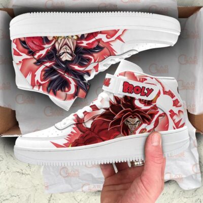 Broly Super Saiyan 4 Sneakers Air Mid Custom Dragon Ball Anime Shoes 3