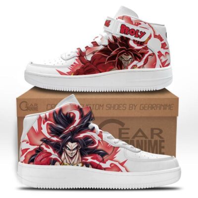 Broly Super Saiyan 4 Sneakers Air Mid Custom Dragon Ball Anime Shoes