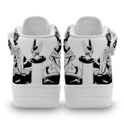 Cell Sneakers Air Mid Custom Dragon Ball Anime Shoes Mix Manga 2