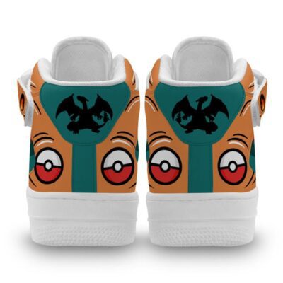 Charizard Sneakers Air Mid Pokemon Anime Shoes for Otaku 2