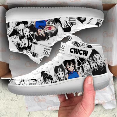 Chi Chi Sneakers Air Mid Custom Dragon Ball Anime Shoes Mix Manga 3