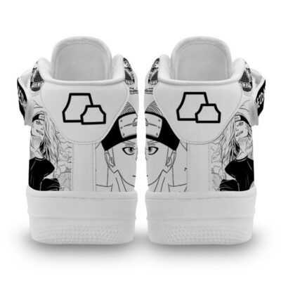 Deidara Sneakers Air Mid Custom Akatsuki Anime Shoes Mix Manga 2