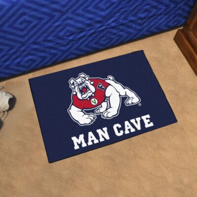 Fresno State Man Cave Starter Mat - Doormat - Welcome Mat - Blue