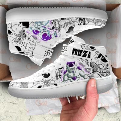 Frieza Sneakers Air Mid Custom Dragon Ball Anime Shoes Mix Manga 3