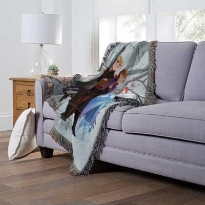 Peering Out Woven Tapestry Throw Blanket
