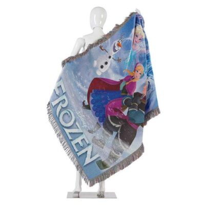Frozen Storybook Woven Tapestry Throw Blanket 3