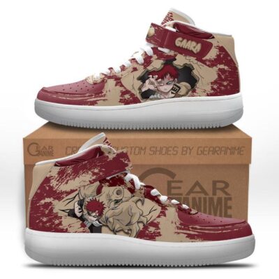 Gaara Skill Sneakers Air Mid Custom NRT Anime Shoes