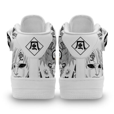 Gaara Sneakers Air Mid Custom Anime Shoes Mix Manga for Otaku 2
