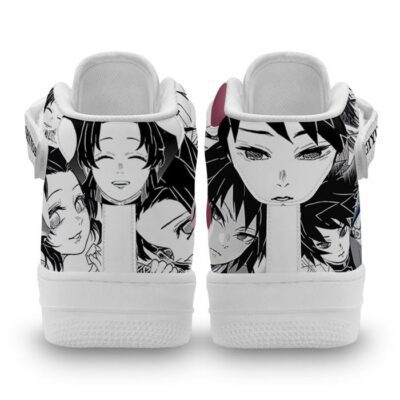 Giyu Shinobu Sneakers Air Mid Demon Slayer Anime Shoes Mix Manga 2