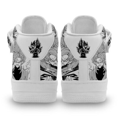 Goku Black Rose Sneakers Air Mid Dragon Ball Anime Shoes Mix Manga 2