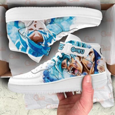 Goku Blue Sneakers Air Mid Custom Dragon Ball Anime Shoes for Otaku 3 Goku Blue Sneakers Air Mid Custom Dragon Ball Anime Shoes for Otaku 3