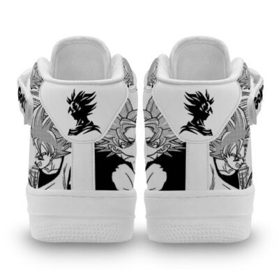Goku Super Saiyan Blue Sneakers Air Mid Dragon Ball Shoes Mix Manga 2