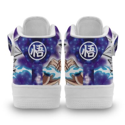 Goku Ultra Instinct Sneakers Air Mid Custom Dragon Ball Anime Shoes for Otaku 2