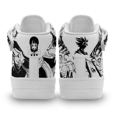Goku and Chi Chi Sneakers Air Mid Dragon Ball Anime Shoes Mix Manga 2 Goku and Chi Chi Sneakers Air Mid Dragon Ball Anime Shoes Mix Manga 2