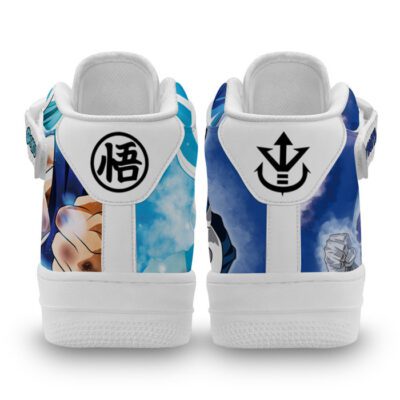 Goku and Vegeta Blue Sneakers Air Mid Custom Dragon Ball Anime Shoes 2 Goku and Vegeta Blue Sneakers Air Mid Custom Dragon Ball Anime Shoes 2