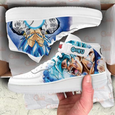 Goku and Vegeta Blue Sneakers Air Mid Custom Dragon Ball Anime Shoes 3 Goku and Vegeta Blue Sneakers Air Mid Custom Dragon Ball Anime Shoes 3