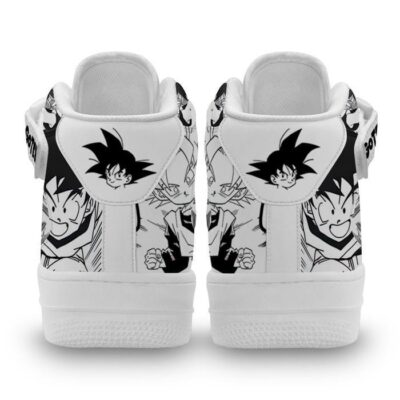 Goten Sneakers Air Mid Custom Dragon Ball Anime Shoes Mix Manga 2