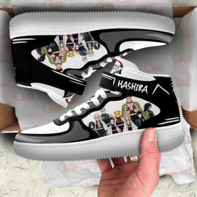 Hashira Team Sneakers Air Mid Custom Anime Demon Slayer Shoes 3