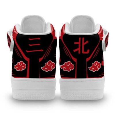 Hidan and KaKuzu Sneakers Air Mid Custom Anime Akatsuki Shoes for Otaku 2 Hidan and KaKuzu Sneakers Air Mid Custom Anime Akatsuki Shoes for Otaku 2