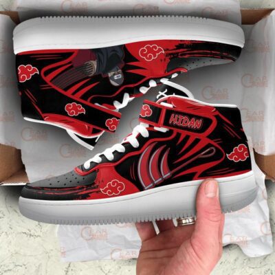 Hidan and KaKuzu Sneakers Air Mid Custom Anime Akatsuki Shoes for Otaku 3 Hidan and KaKuzu Sneakers Air Mid Custom Anime Akatsuki Shoes for Otaku 3