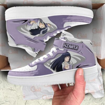 Hinata Hyuga Sneakers Air Mid Custom Anime Shoes for Otaku 3