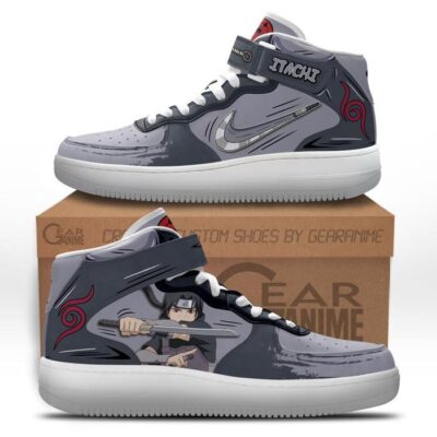 Itachi Uchiha Anbu Sneakers Air Mid Custom NRT Anime Shoes