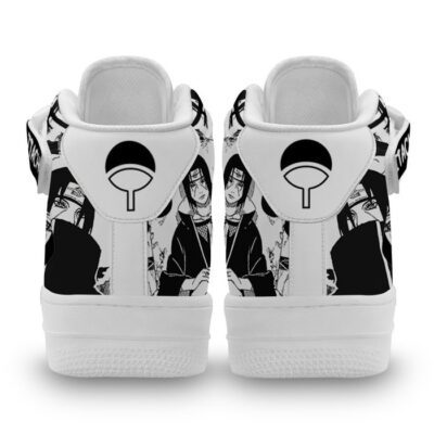 Itachi Uchiha Sneakers Air Mid Custom Akatsuki Anime Shoes Mix Manga 2 Itachi Uchiha Sneakers Air Mid Custom Akatsuki Anime Shoes Mix Manga 2
